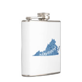 Damascus, Virginia Wood Grain Heupfles (Rechts)