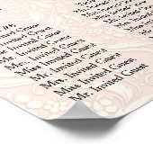 Damascus Waterverf Floral Foliage Separation Chart Poster (Hoek)