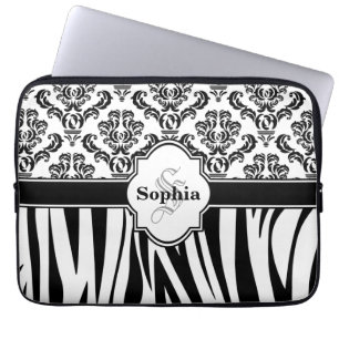  Damascus Zebra Stripes Laptop Sleeve
