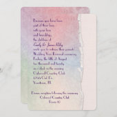 Damasdeeg van het pasteaal met gedraaide rand kaart (Voorkant / Achterkant)