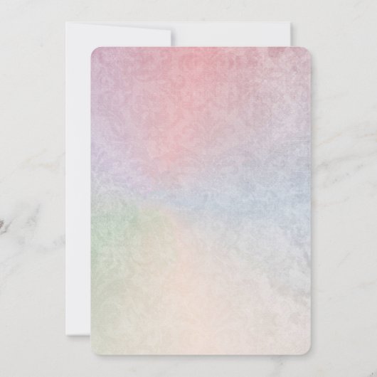 Damasdeeg van het pasteaal met gedraaide rand kaart (Achterkant)