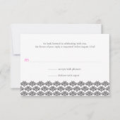 Damaseenvoud Zwart-roze weddenschap Antwoord (Voorkant)