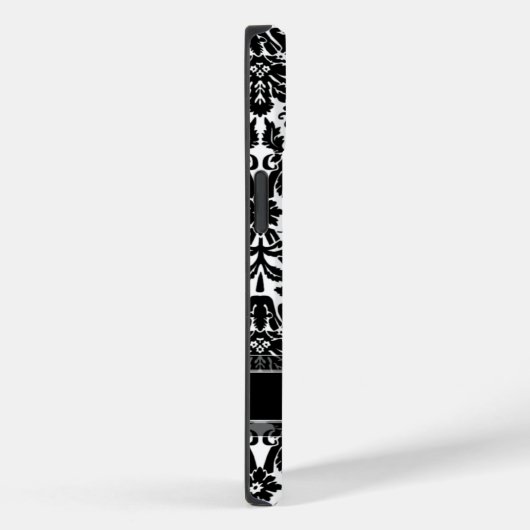 Damaserpatroon met aangepaste naam Case-Mate iPhone case (Achterkant / Rechts)