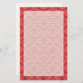 Damasflorpatroon Briefpapier (Voorkant / Achterkant)