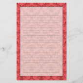 Damasflorpatroon Briefpapier (Voorkant)