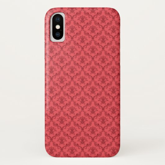 Damasflorpatroon Case-Mate iPhone Case (Achterkant)