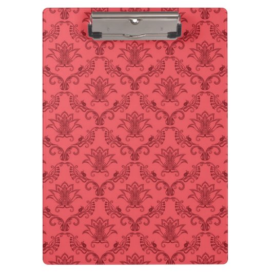 Damasflorpatroon Klembord (Voorkant)