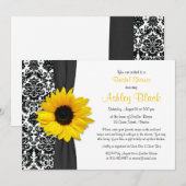 Damasgeel zonnebloem Vrijgezellenfeest Kaart (Voorkant / Achterkant)