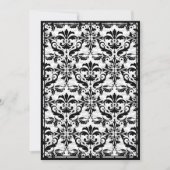 Damasgrens met dubbel Lijst (zwart-wit) Kaart (Voorkant)