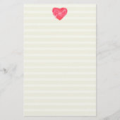 Damashardepapier, gebrand papier/schrijfpapier briefpapier (Voorkant)