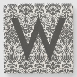 DamasInitiaal Stenen Onderzetter