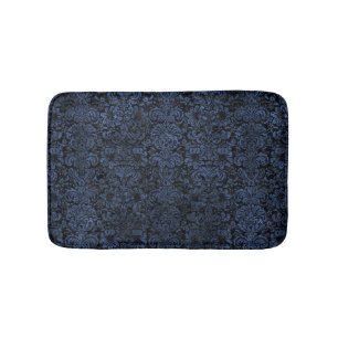 DAMASK2 ZWARTE MARBLE & BLUE STONE BADMAT