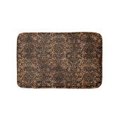 DAMASK2 ZWARTE MARBLE & BROWN STONE (R) BADMAT (Voorkant)