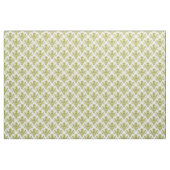 Damask 02 Pattern - Olive op White Stof (Yard (91,4 cm))