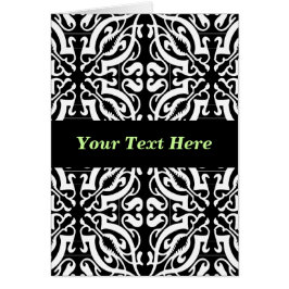 Damask 1 (zwart-wit)