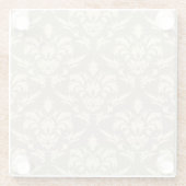 Damask 2 glazen onderzetter (Achterkant)