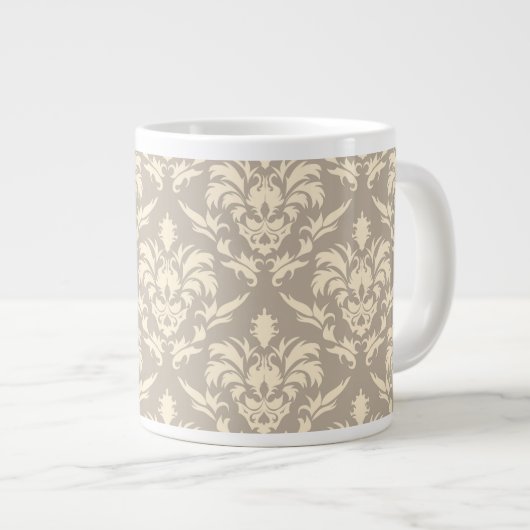 Damask 2 grote koffiekop (Voorkant rechts)