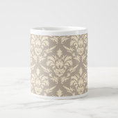 Damask 2 grote koffiekop (Voorkant)