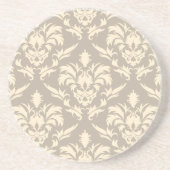 Damask 2 zandsteen onderzetter (Voorkant)