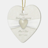 Damask 30th Wedding Jubileum Ornament (Links)