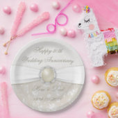 Damask 30th Wedding Jubileum Paper Bord (Feest)