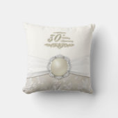 Damask 30th Wedding Jubileum Sierkussen (Voorkant)