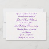 Damask 33e trouwjubileum uitnodiging (Achterkant)