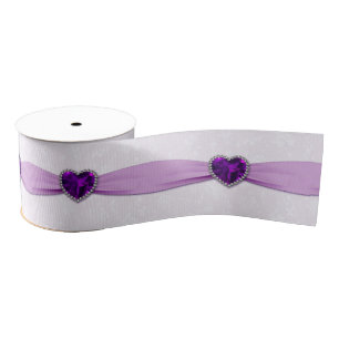 Damask 33rd Wedding Jubileum Ribbon Grosgrain Lint