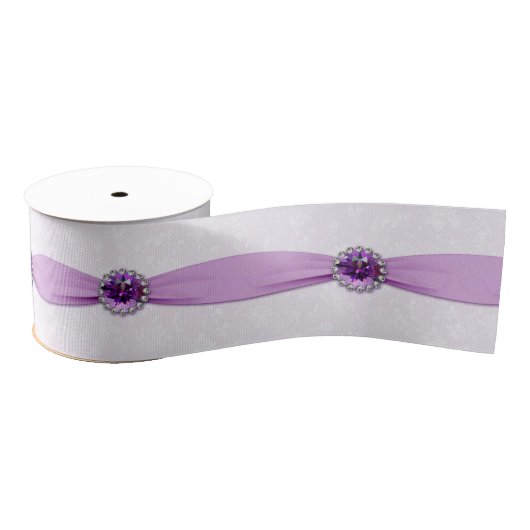 Damask 33rd Wedding Jubileum Ribbon Grosgrain Lint (Spoel)