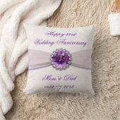 Damask 33rd Wedding Jubileum Sierkussen (Deken)
