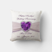 Damask 33rd Wedding Jubileum Sierkussen (Voorkant)