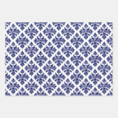 Damask #3 DIY Patroon & Achtergrondkleuren Inpakpapier Vel (Voorkant 3)