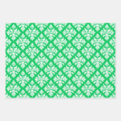 Damask #3 DIY Patroon & Achtergrondkleuren Inpakpapier Vel (Voorkant 2)