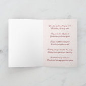 Damask 40e huwelijksverjaardag ontwerp kaart (Binnen)