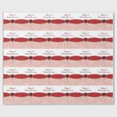 Damask 40th Wedding Jubileum Design Cadeaupapier (Vlak)