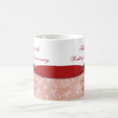 Damask 40th Wedding Jubileum Design Koffiemok (Center)