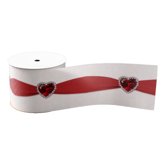 Damask 40th Wedding Jubileum Ribbon Grosgrain Lint (Spoel)