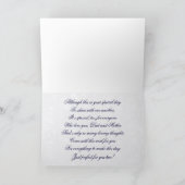 Damask 45e huwelijksjubileum wenskaart kaart (Binnen)