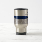 Damask 45th Wedding Jubileum Coffee Mok (Center)