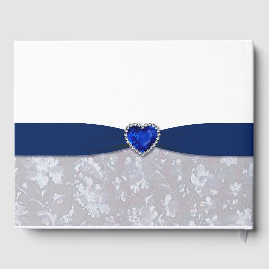 Damask 45th Wedding Jubileum Guestbook Gastenboek (Achterkant)