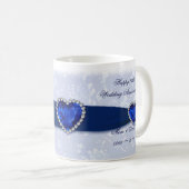 Damask 45th Wedding Jubileum Mok (Voorkant rechts)