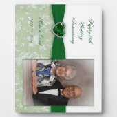 Damask 55th Wedding Jubileum Foto Plaque Fotoplaat (Voorkant)