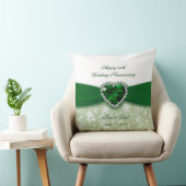 Damask 55th Wedding Jubileum Kussen (Stoel)