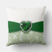 Damask 55th Wedding Jubileum Kussen (Achterkant)