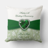 Damask 55th Wedding Jubileum Kussen (Voorkant)