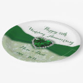 Damask 55th Wedding Jubileum Paper Bord (Gekanteld)