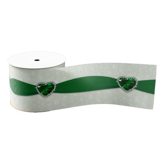 Damask 55th Wedding Jubileum Ribbon Grosgrain Lint (Spoel)