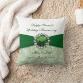 Damask 55th Wedding Jubileum Sierkussen (Deken)