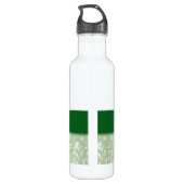 Damask 55th Wedding Jubileum Waterfles (Achterkant)