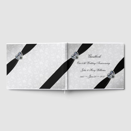 Damask 60th Wedding Jubileum Gastenboek (Volledig)